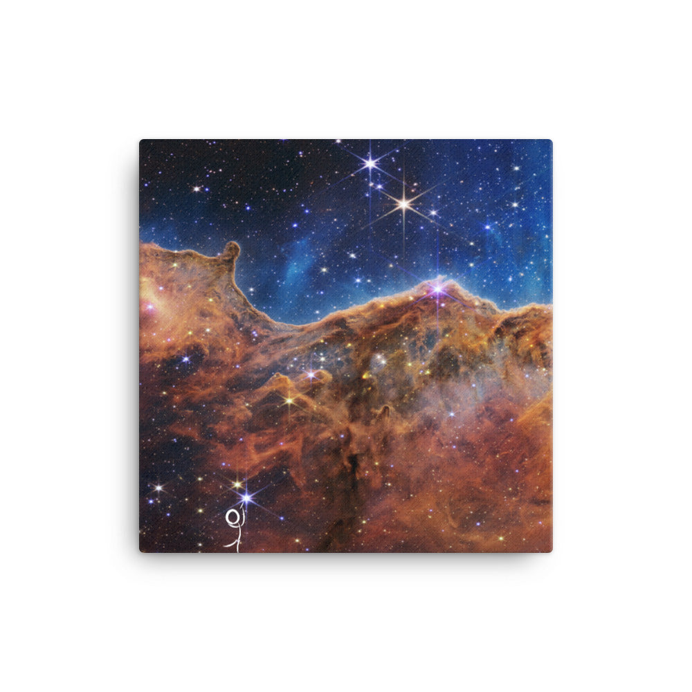 Cosmic Cliffs The Birth Of Stars, JWST 2022. NGC 3324, Carina Nebula Canvas