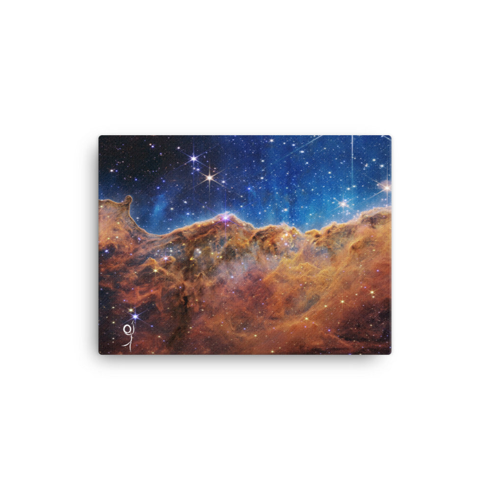 Cosmic Cliffs The Birth Of Stars, JWST 2022. NGC 3324, Carina Nebula Canvas