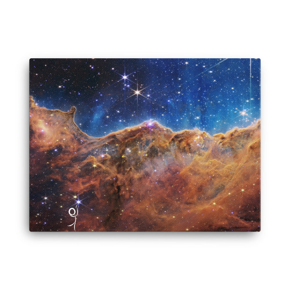 Cosmic Cliffs The Birth Of Stars, JWST 2022. NGC 3324, Carina Nebula Canvas