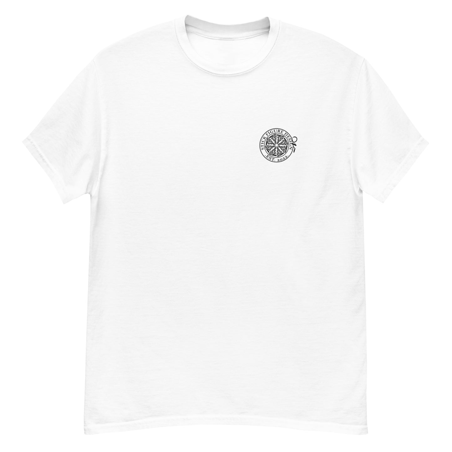 Stick Figure Design Logo Men's classic tee