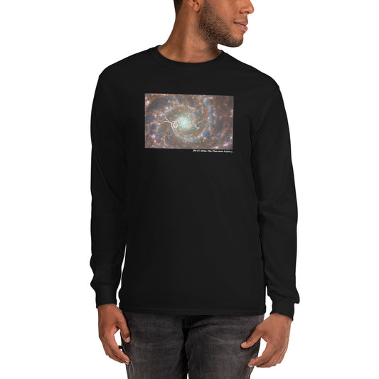 The Phantom Galaxy, JWST 2022 Black Men’s Long Sleeve Shirt