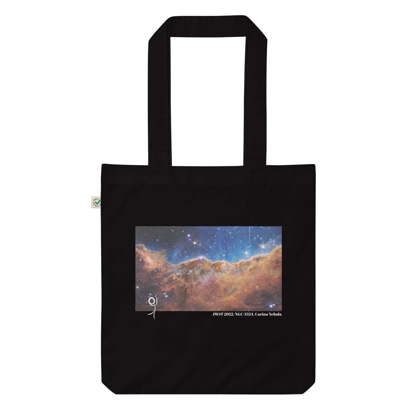 Birth Of Stars, JWST 2022. NGC 3324, Carina Nebula. Organic fashion tote bag