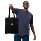 Stick Figure Design Logo Organic fashion tote bag