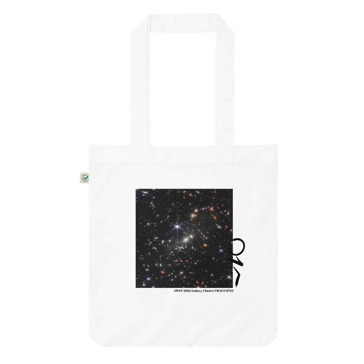 Webb’s First Deep Field, image of galaxy cluster SMACS 0723 Organic fashion tote bag