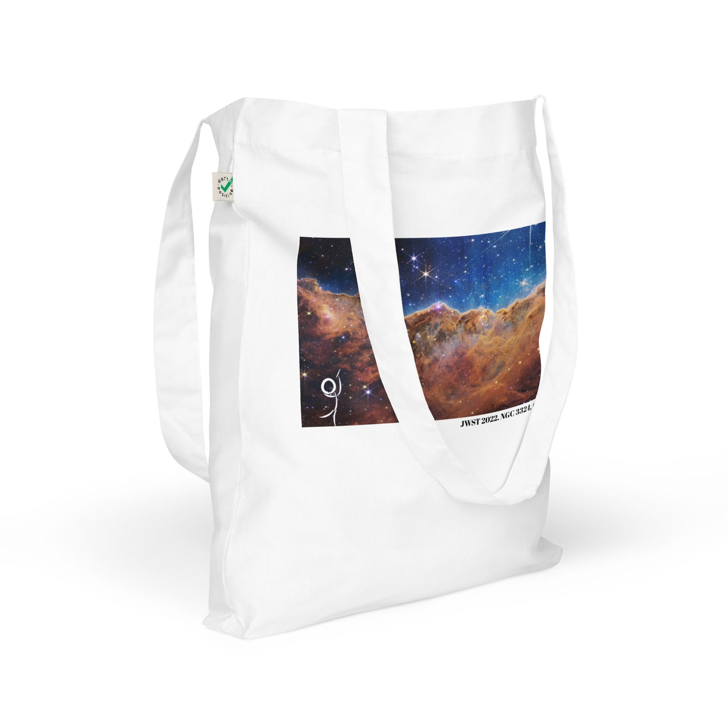 Birth Of Stars, JWST 2022. NGC 3324, Carina Nebula. Organic fashion tote bag