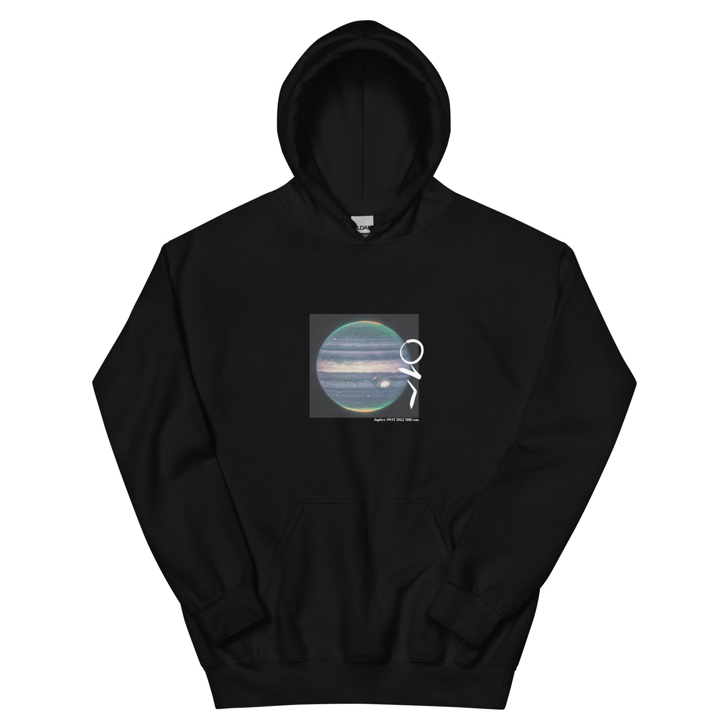 Jupiter's auroras JWST 2022 Black Hoodie