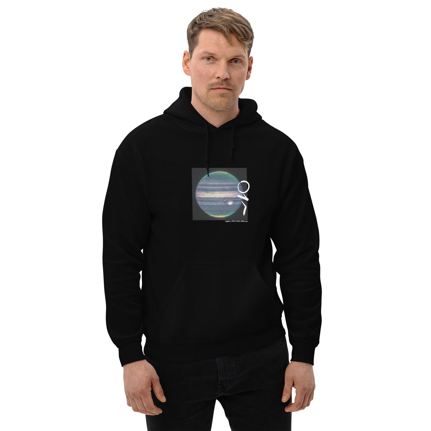 Jupiter's auroras JWST 2022 Black Hoodie