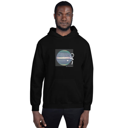 Jupiter's auroras JWST 2022 Black Hoodie