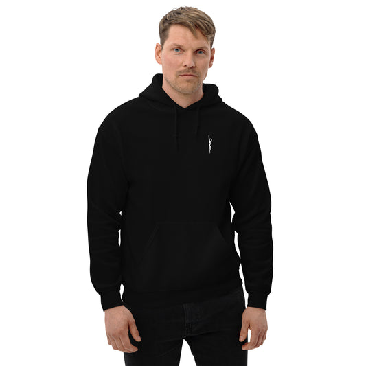 Behide the Line Black Hoodie